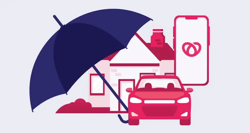 umbrella protecting auto, phone, and home 