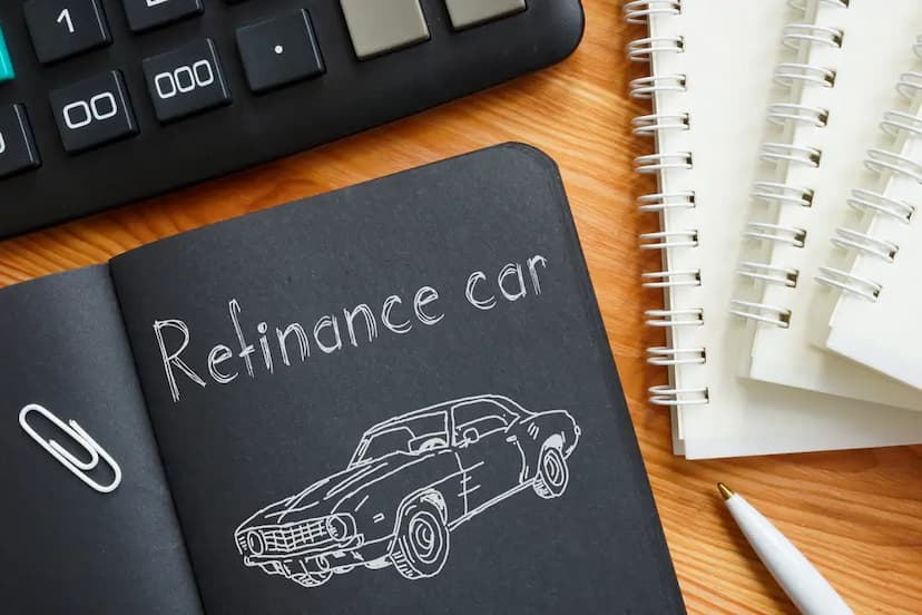 Refinance Car Illustration